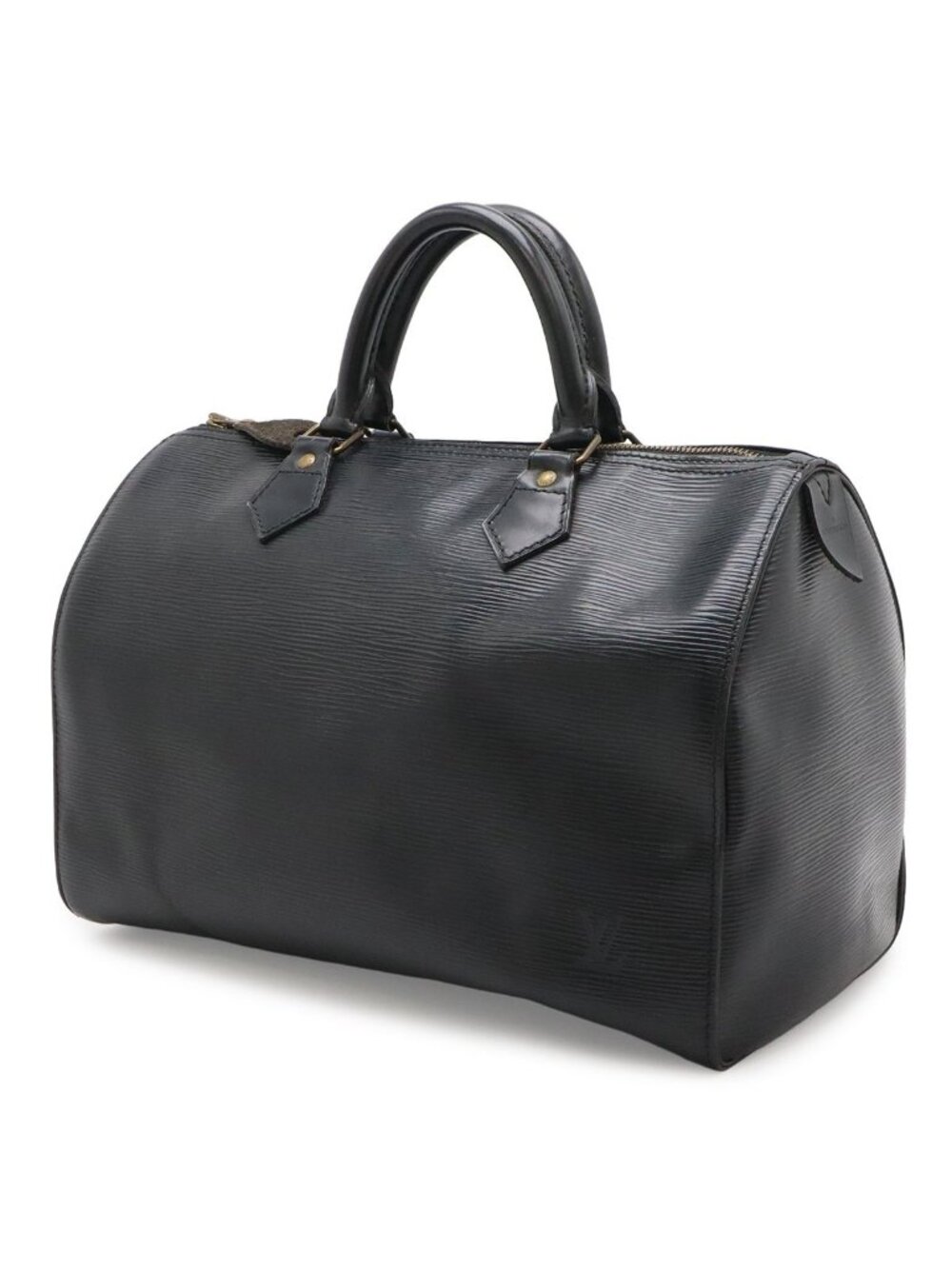 Louis Vuitton Epi Speedy 30 Boston Bag Leather Noir Black - Picture 2 of 9